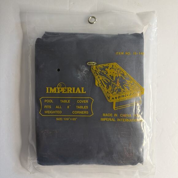 Imperial Other - Imperial Pool Table Cover 8’ Tables 109” x 65” Weighted Corners Billiards New